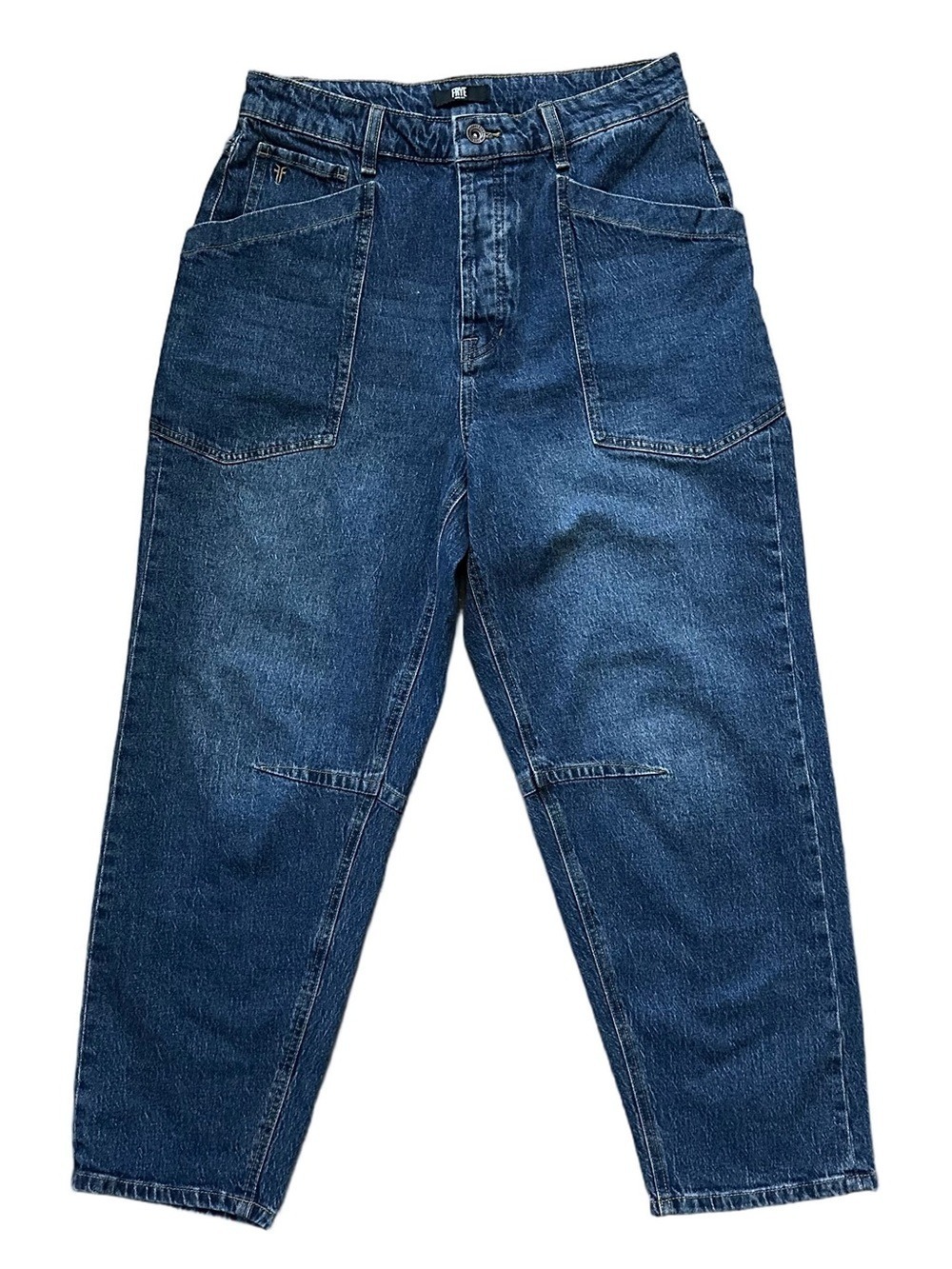 FRYE Barrel Style High Rise 5 Button Fly Cotton Stretch Jeans Size 6